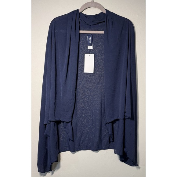 SwimsuitsForAll Other - Swimsuits For All Swimsuit Sheer Coverup Women's Size 18/24 Navy Blue Beach NWT